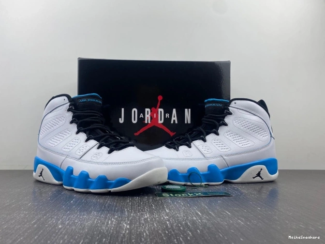 MaikeSneakers FQ8992-101 Air 9 Powder Blue Jordan 0803